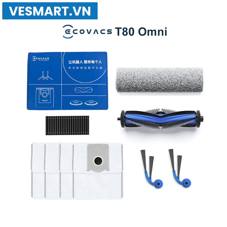 Bộ phụ kiện Robot hút bụi lau nhà Ecovacs Deebot T80 Omni - ảnh sản phẩm