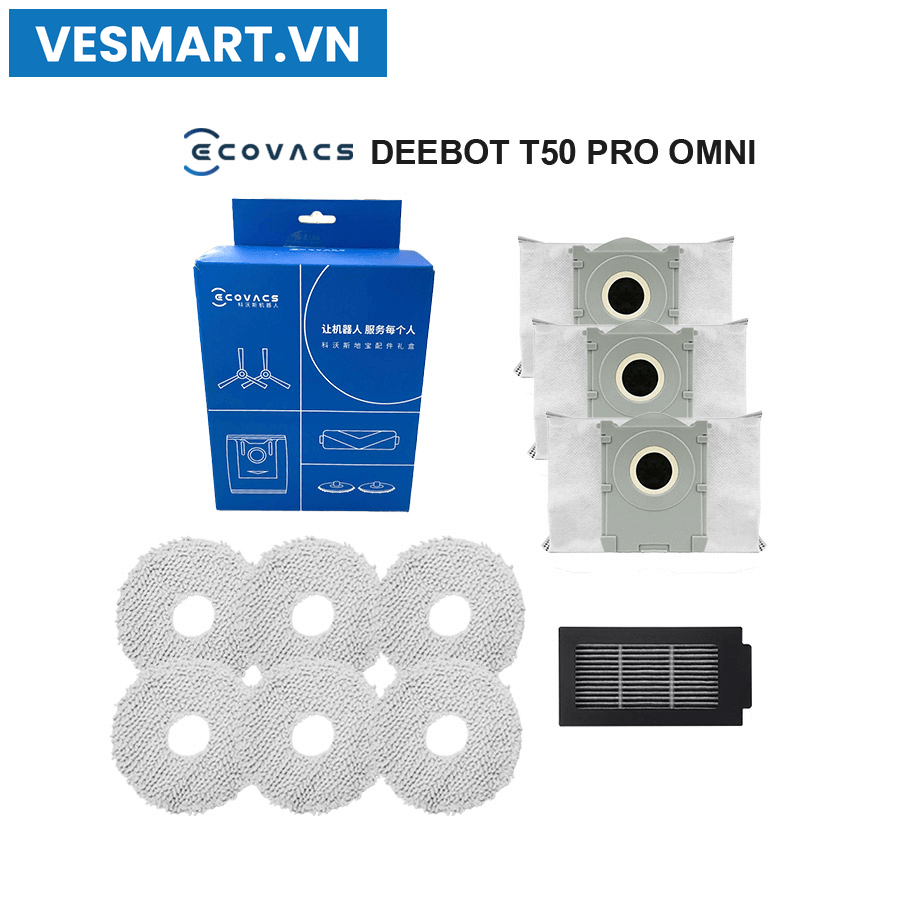 Bộ Phụ Kiện Cho Robot Ecovacs Deebot T50 Pro Omni/Deebot T30C 2026 - ảnh sản phẩm