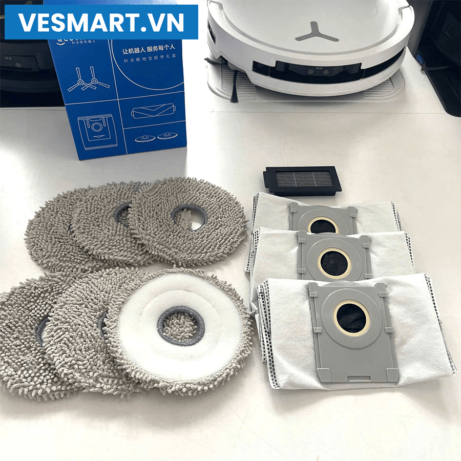 Bộ Phụ Kiện Cho Robot Ecovacs Deebot T50 Pro Omni/Deebot T30C 2026 - ảnh 2