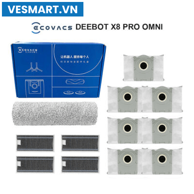 Bộ Phụ Kiện Cho Robot Ecovacs Deebot X8 Pro Omni - ảnh sản phẩm