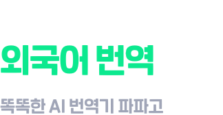 파파고로 외국어 번 똑똑한 AI 번역기 파파고